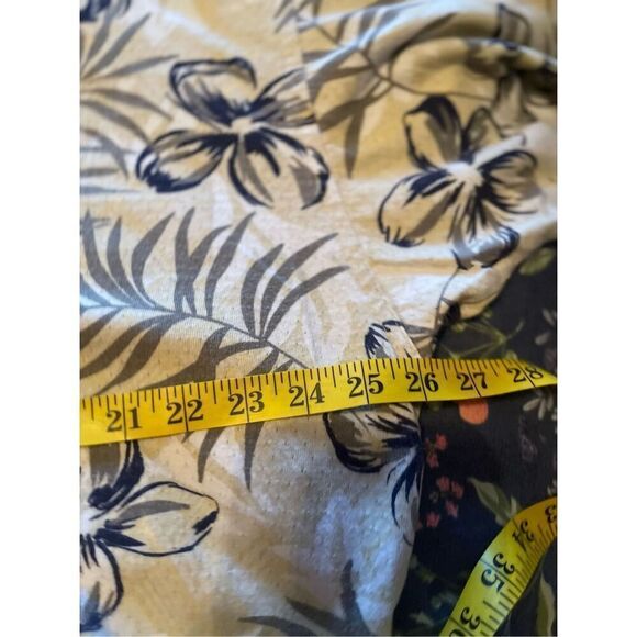 The Skins Game Mens Tan Tropical Print Hawaiian Short Sleeve Polo Size XXL - Picture 7 of 13